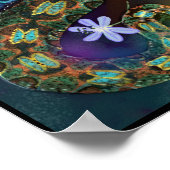 Bitis Nasicornis Butterfly Viper Poster (Ecke)