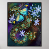 Bitis Nasicornis Butterfly Viper Poster (Vorne)