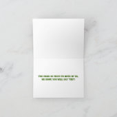 Bitkarte für den Froggie Ring Feiertagskarte (Innenseite)