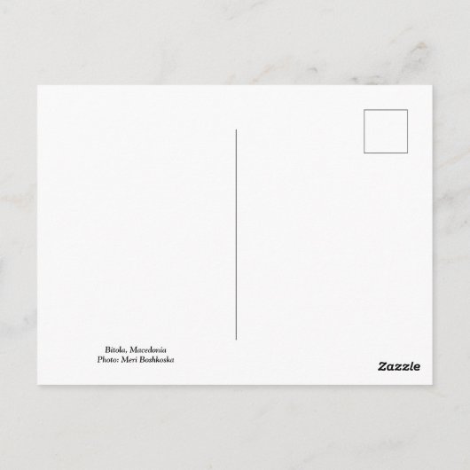 Bitola, Mazedonien Postcard Postkarte (Rückseite)