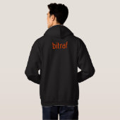 Bitraf - Hoodie Logo bak (Schwarz voll)