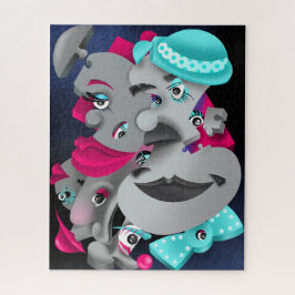 Bits and Pieces - Surreal Puzzle Faces Jigsaw