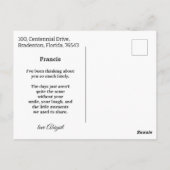 Bits and Pieces - Surreal Puzzle Faces Postcard Postkarte (Rückseite)