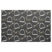 Bits and Stirrups Equestrian (groß) Stoff (Fat Quarter (45,7 x 55,9 cm))