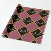 Bits in Diamanten Geschenkpapier (Ungerollt)