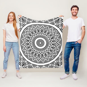 Bits Mandala Fleecedecke