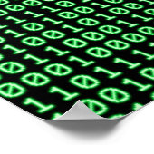 Bits-Muster Poster (Ecke)