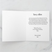 Bits und Stücke - surreale Puzzle Gesichter Gruß Karte (Innenseite)