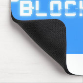 Bitschimmer-Blockkette Mousepad (Ecke)