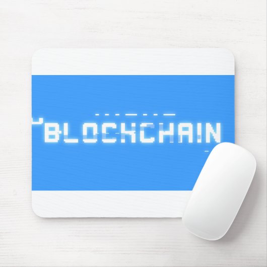 Bitschimmer-Blockkette Mousepad (Mit Mouse)