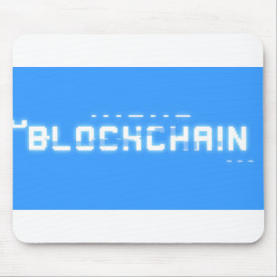 Bitschimmer-Blockkette Mousepad