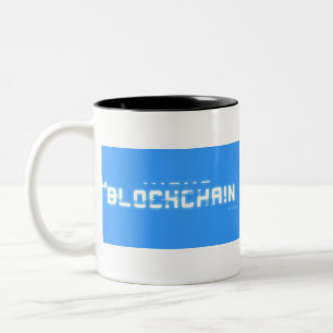 Bitschimmer-Blockkette Zweifarbige Tasse