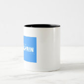 Bitschimmer-Blockkette Zweifarbige Tasse (Mittel)