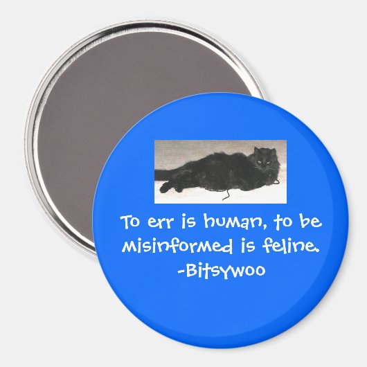 Bitsywoo Core Philosophy Magnet (Vorderseite/Rückseite)