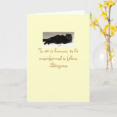 Bitsywoo Kern-Philosophie-Karte Karte (Gelbe Blume)