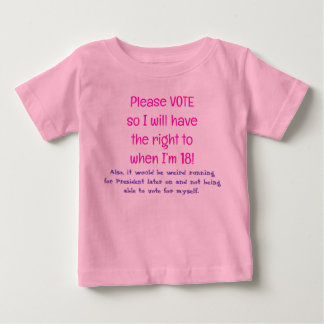 Bitte abstimmen, damit ich baby t-shirt