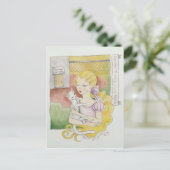 Bitte Adoptier deine Kundenkarten Postkarte (Stehend Vorderseite)