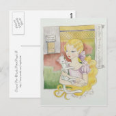 Bitte Adoptier deine Kundenkarten Postkarte (Vorne/Hinten)