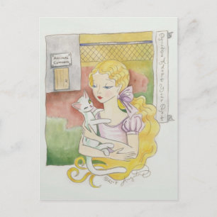 Bitte Adoptier deine Kundenkarten Postkarte