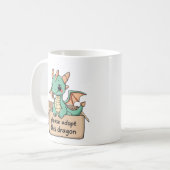 Bitte adoptier diesen Drachen Kaffeetasse (Vorderseite Links)