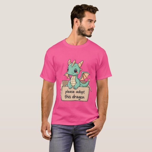 Bitte adoptiere diesen Drachen T-Shirt (Vorne ganz)