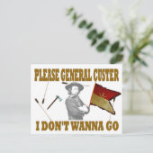 BITTE ALLGEMEINER KUNDE, ICH GEBE WANNA POSTKARTE (Stehend Vorderseite)