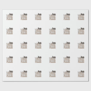 Bitte alte Hexe Halloween-Vektordesign_1 Geschenkpapier