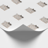 Bitte alte Hexe Halloween-Vektordesign_1 Geschenkpapier (Ecke)