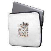 Bitte alte Hexe Halloween-Vektordesign_1 Laptopschutzhülle (Vorderseite Links)