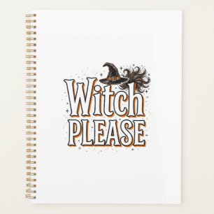 Bitte alte Hexe Halloween-Vektordesign_1 Planer