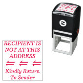 "Bitte an Absender zurücksenden" Stempel (Beispiel)