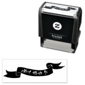 Bitte an die Briefmarke liefern Permastempel (Beispiel)