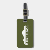 Bitte beachten gepäckanhänger (Vorderseite vertikal)