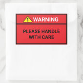 Bitte beachten Sie, dass die Versandboxen mit vors Rechteckiger Aufkleber (Tasche)