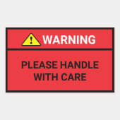 Bitte beachten Sie, dass die Versandboxen mit vors Rechteckiger Aufkleber (Vorderseite)