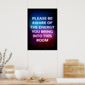 Bitte beachten Sie die Energie Poster (Küche)