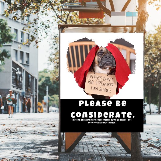 Bitte beachten Sie die Sicherheit von Feuerwerkskö Poster