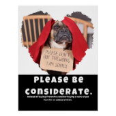 Bitte beachten Sie die Sicherheit von Feuerwerkskö Poster (Vorderseite)