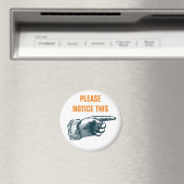 Bitte beachten Sie diesen Kühlschrank Magnet (In Situ (Geschirrspüler))