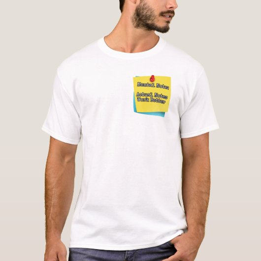 Bitte beachten Sie... T-Shirt (Vorderseite)