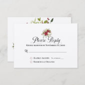 Bitte beantworten Sie UAWG Christmas Bouquet Holid (Vorne/Hinten)