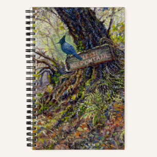 "Bitte Behalt auf Trails" Notizblock