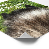 Bitte behalt das Grasschild ab Poster (Ecke)