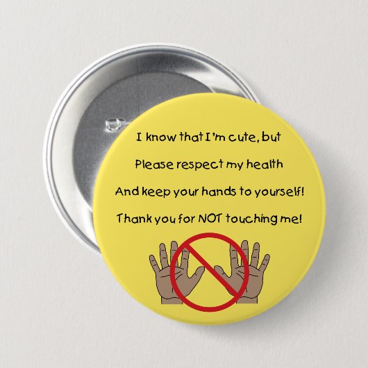 Bitte Behalt die Hände auf die Schaltfläche "Self Button (Vorne & Hinten)