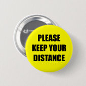 Bitte Behalt dir deine Distanzgelb Button (Vorne & Hinten)