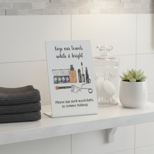 Bitte benutzen Sie dunkle Waschlappen STR Mietwohn Sockelschild