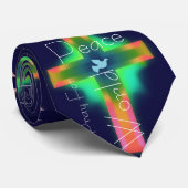 bitte beten für den Weltfrieden Krawatte (Gerollt)