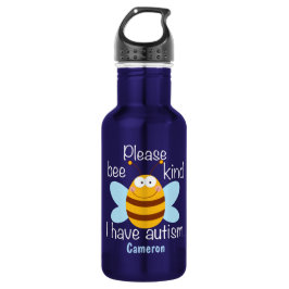Bitte Bienen-Art habe ich Autismus Edelstahlflasche