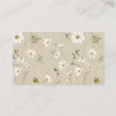 Bitte bringen Sie eine rustikale Daisy-Einschlussk Begleitkarte (Rückseite)