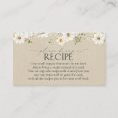 Bitte bringen Sie eine rustikale Daisy-Einschlussk Begleitkarte (Vorderseite)